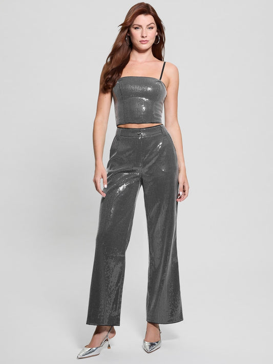 Cassia Sequin Pants - Guess