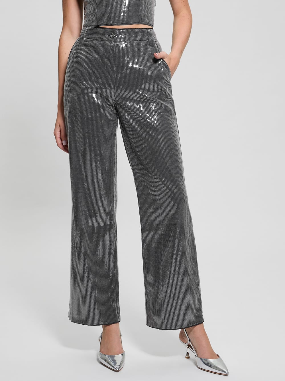 Cassia Sequin Pants - Guess