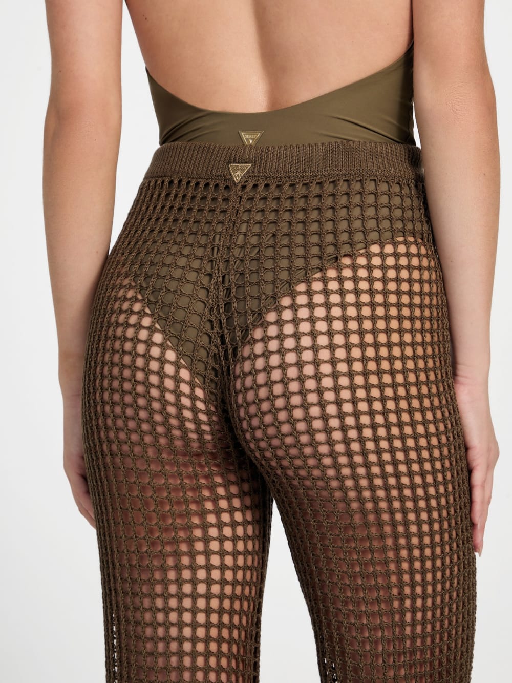 Open-Knit Crochet Pant - Guess