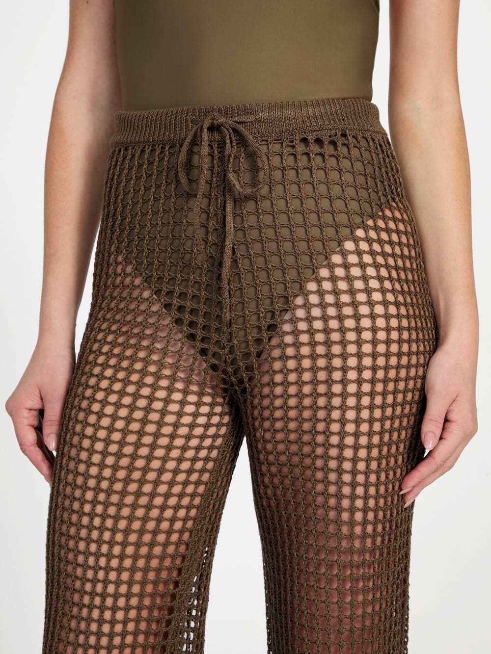 Open-Knit Crochet Pant - Guess
