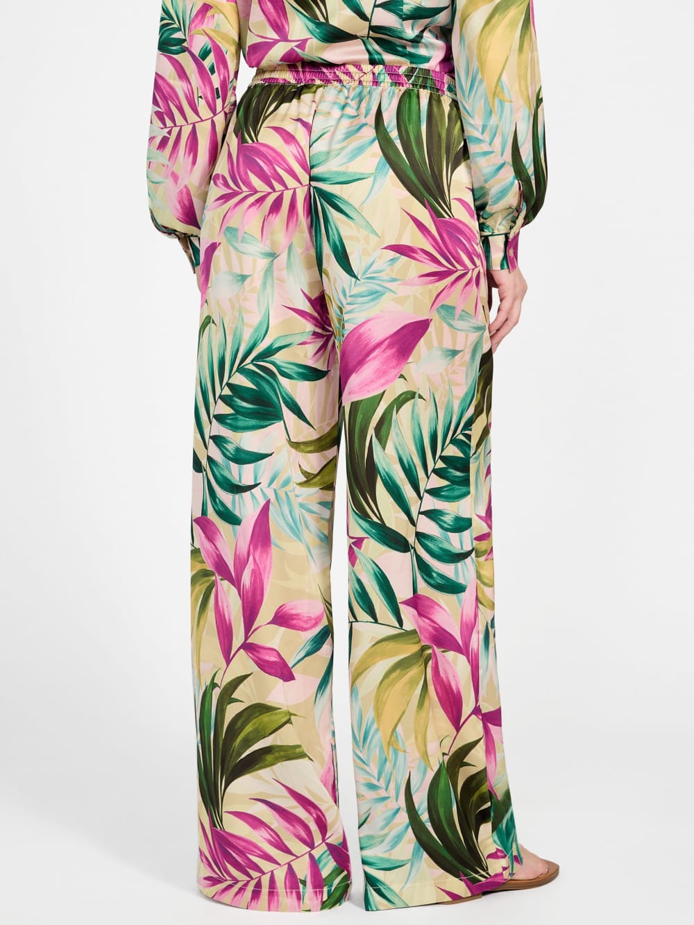 Ines Printed Satin Pants - Guess