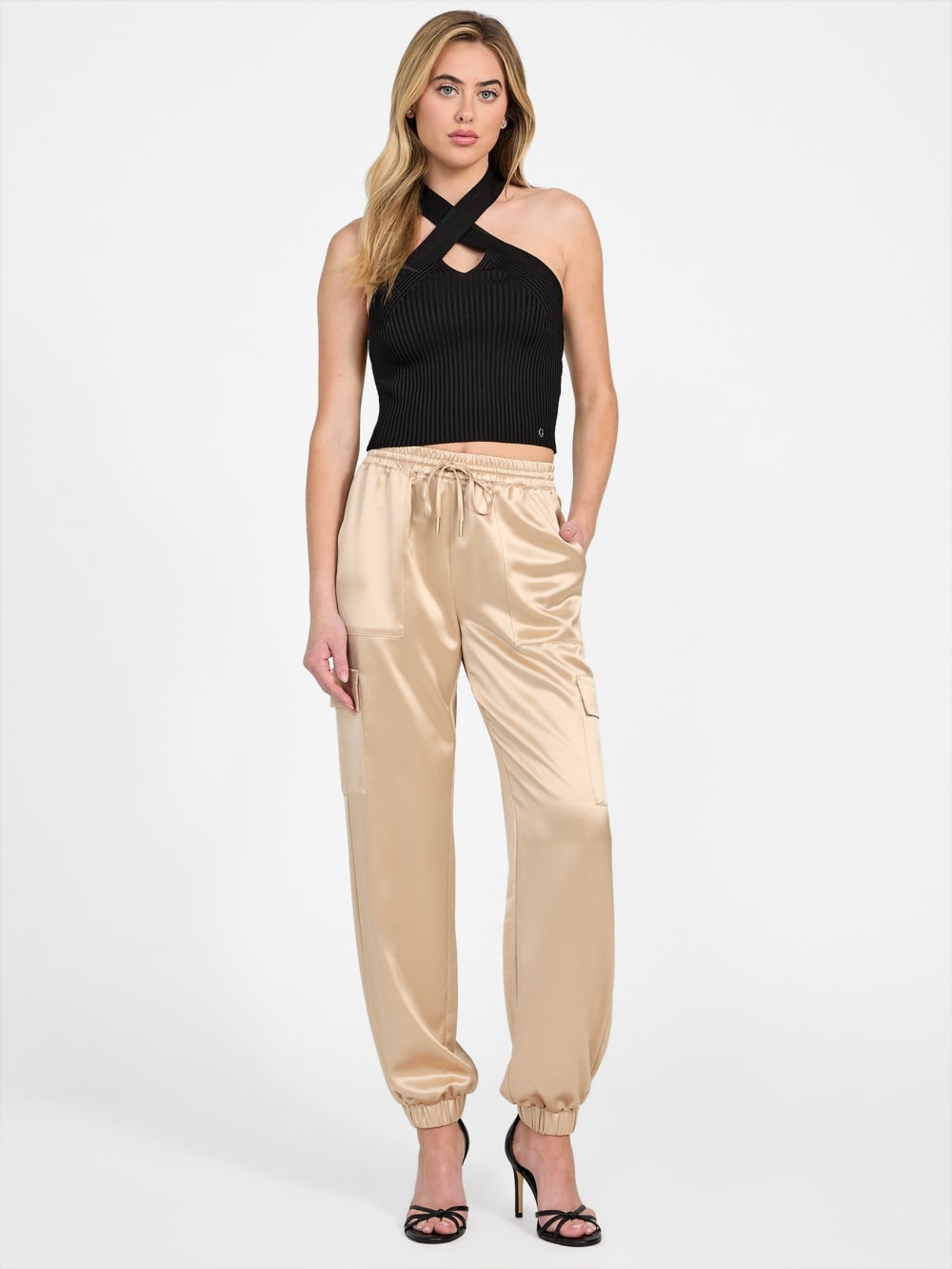 Slim fit cargo joggers - Guess