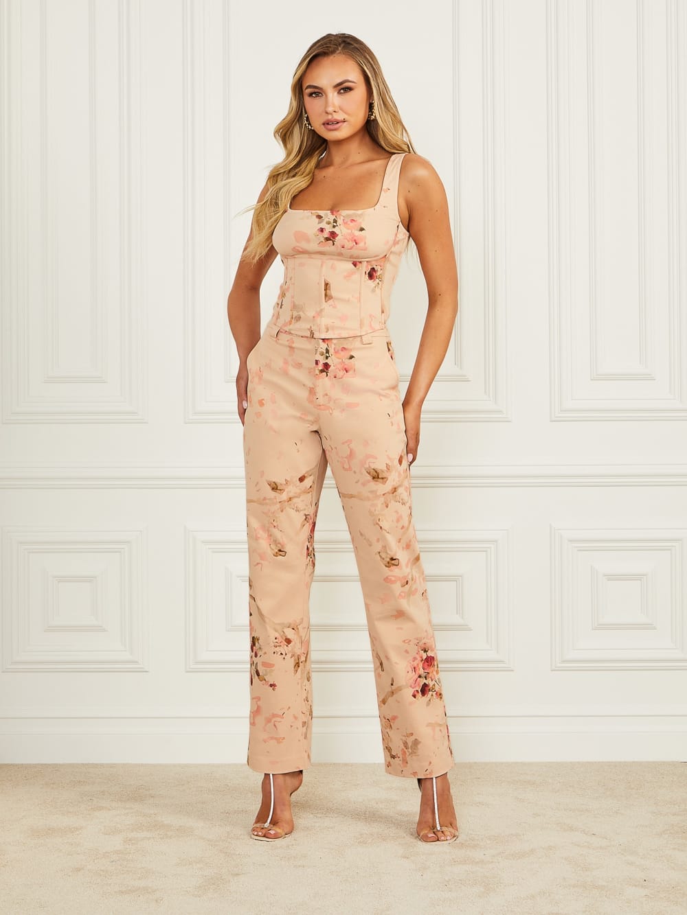 Glam de Fleur Printed Pant - Guess
