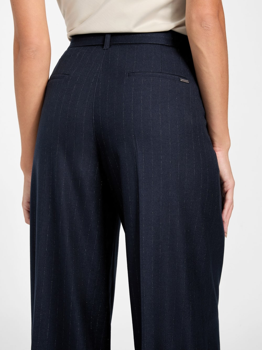 Eco Zanita Pinstripe Relaxed Pants - Guess