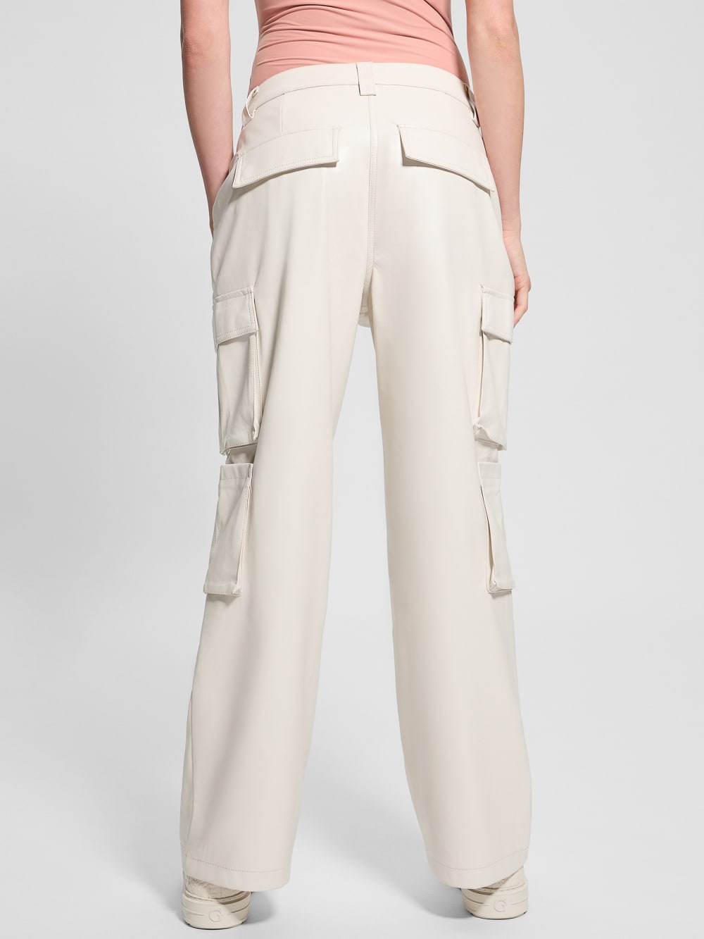 Kori Faux-Leather Cargo Pants - Guess