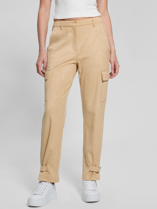 Mariza Faux-Suede Cargo Pants - Guess