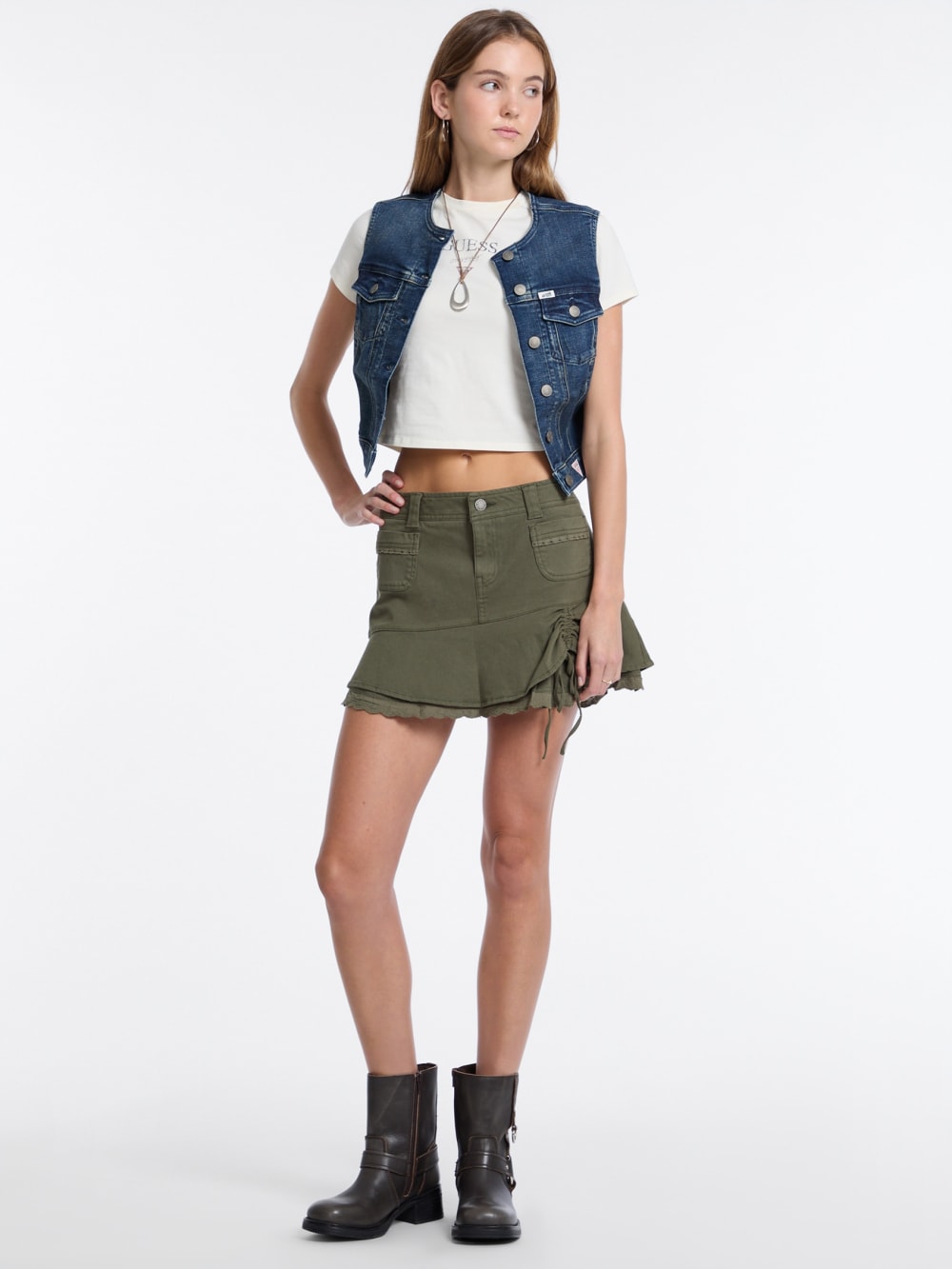 GUESS Originals Cargo Lace Skirt - Guess