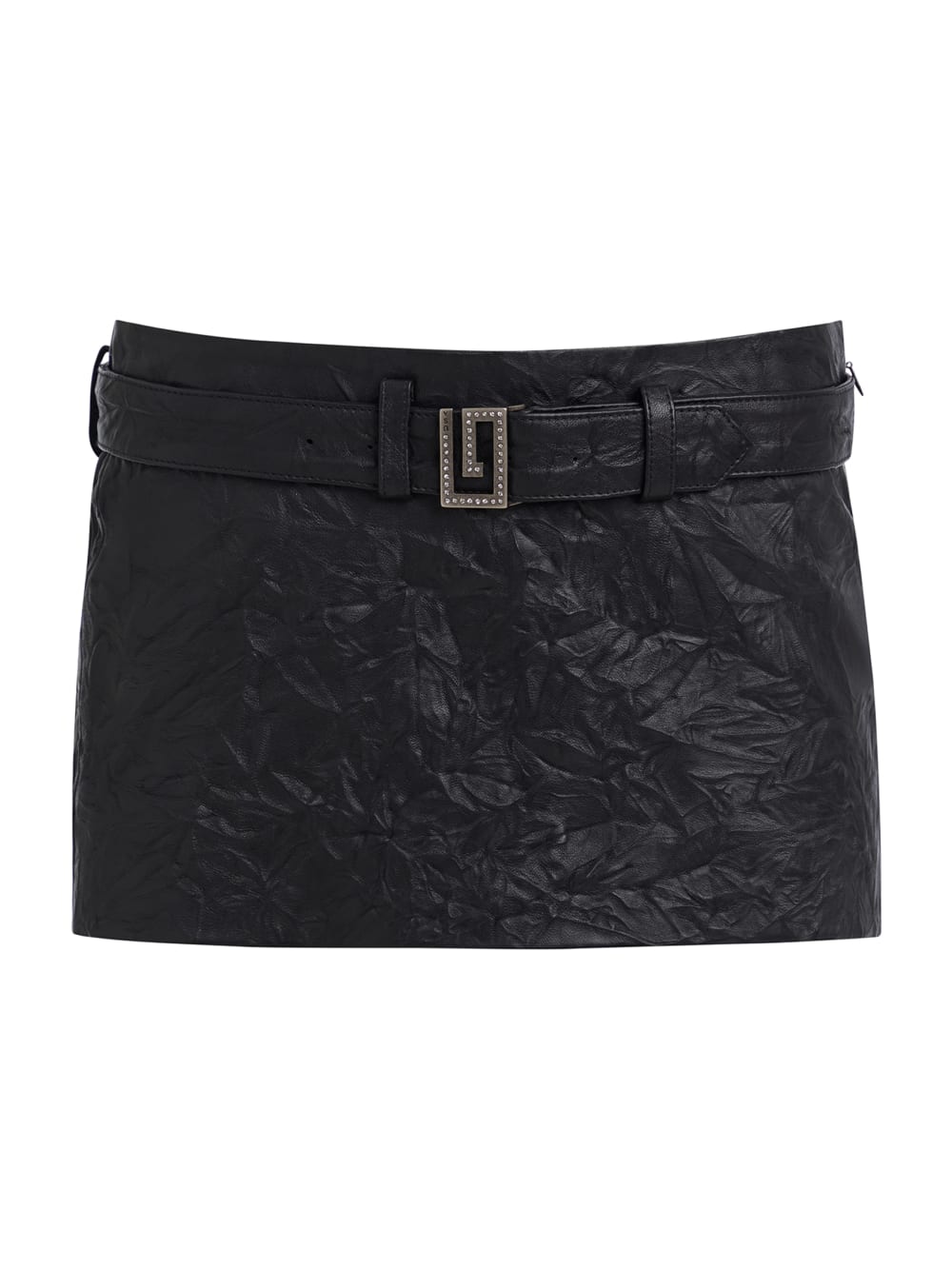 leather mini skirt - Guess