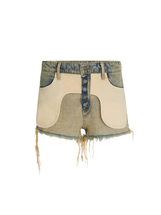 reverse denim short - Guess