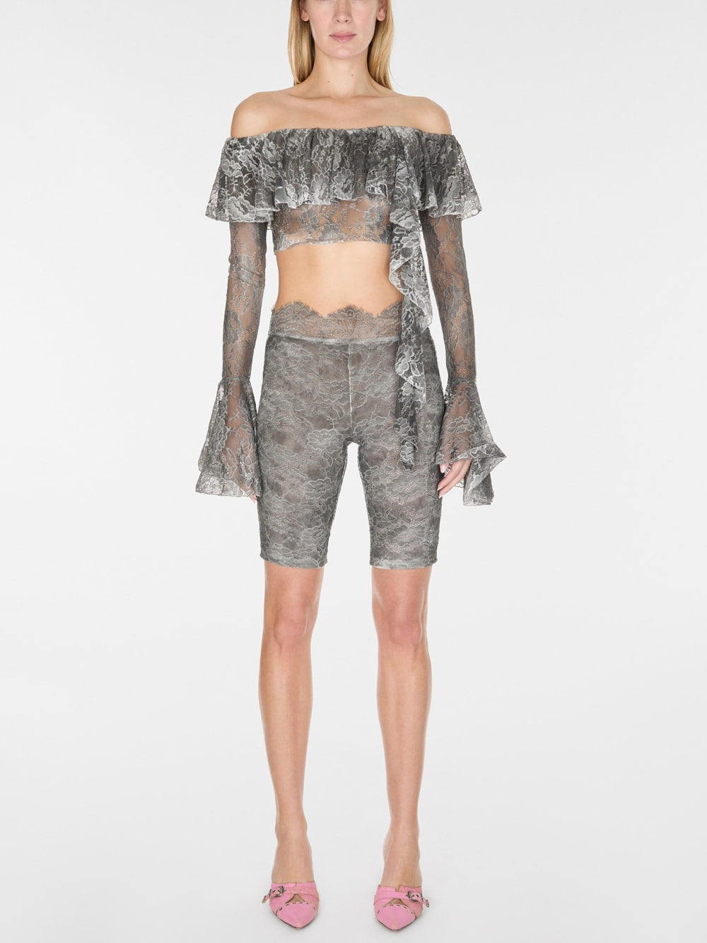 lace biker short - Guess