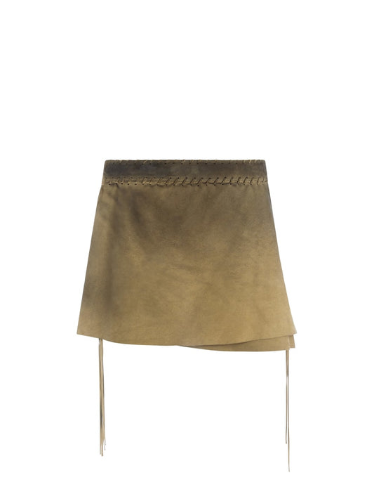 washed suede skirt - Guess
