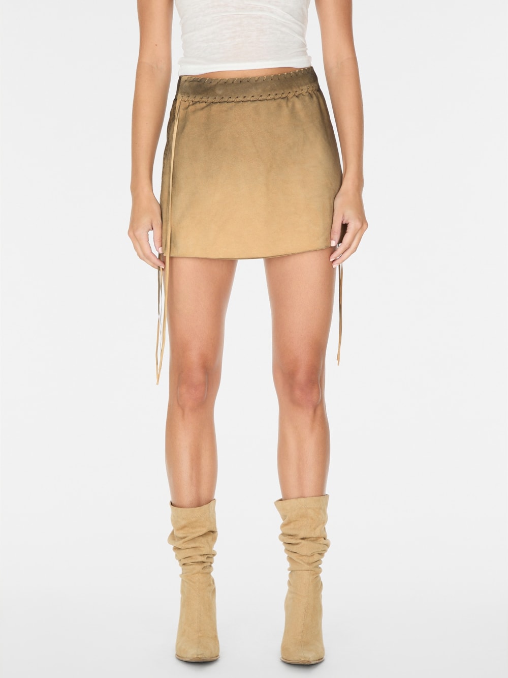 washed suede skirt - Guess
