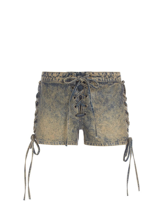 coated mini denim shorts - Guess
