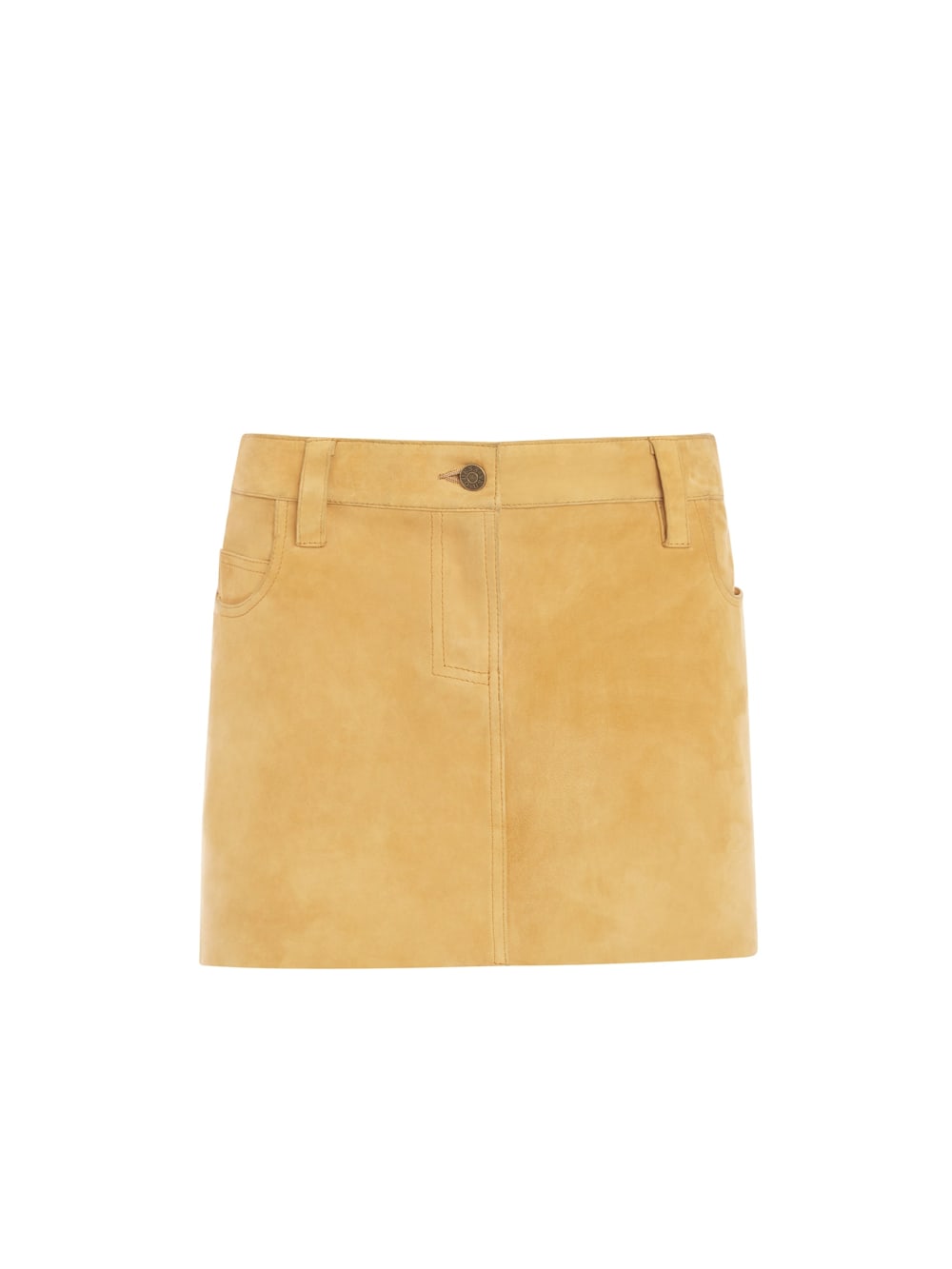 Sueded Mini Skirt - Guess