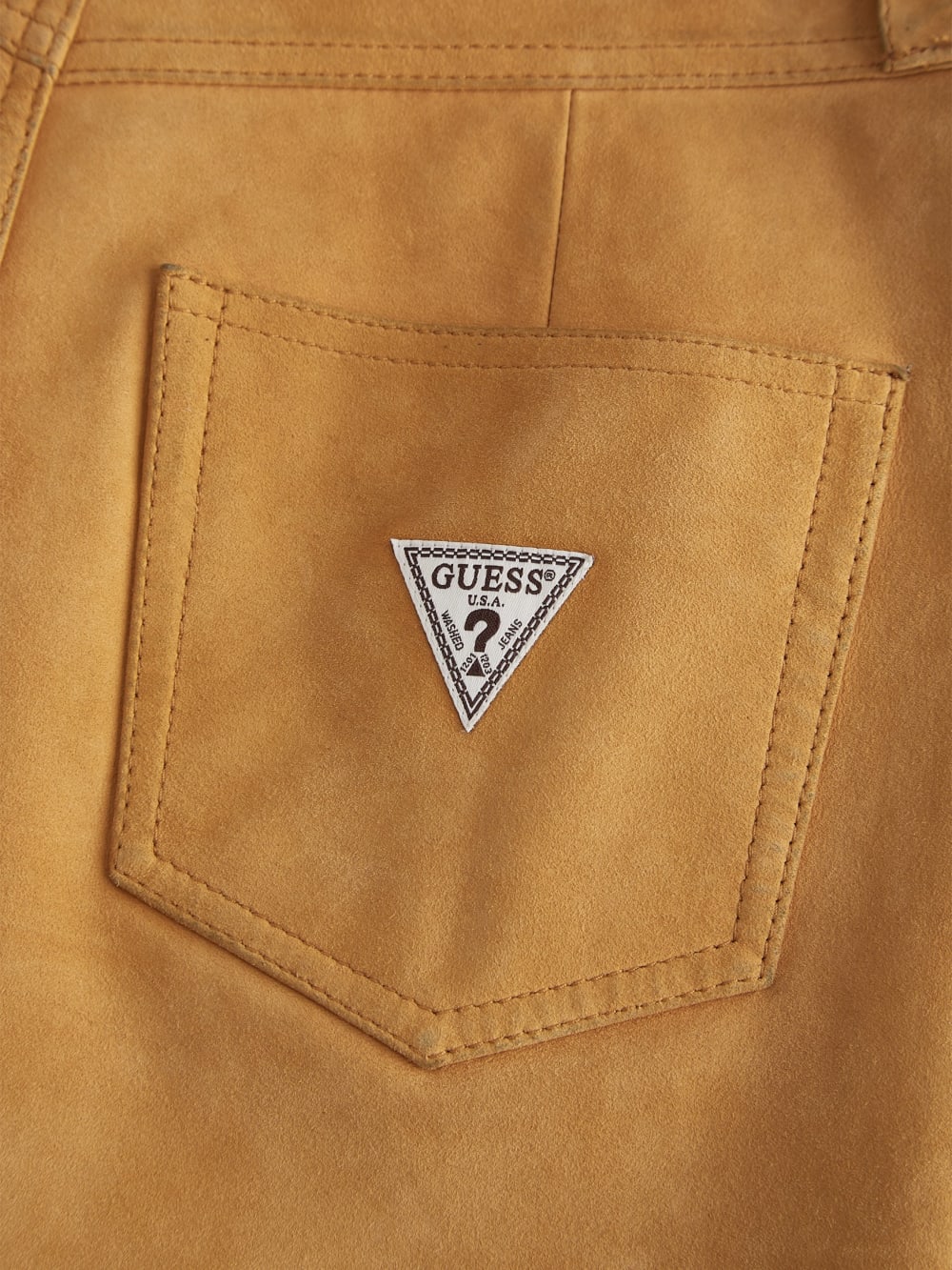 Sueded Mini Skirt - Guess
