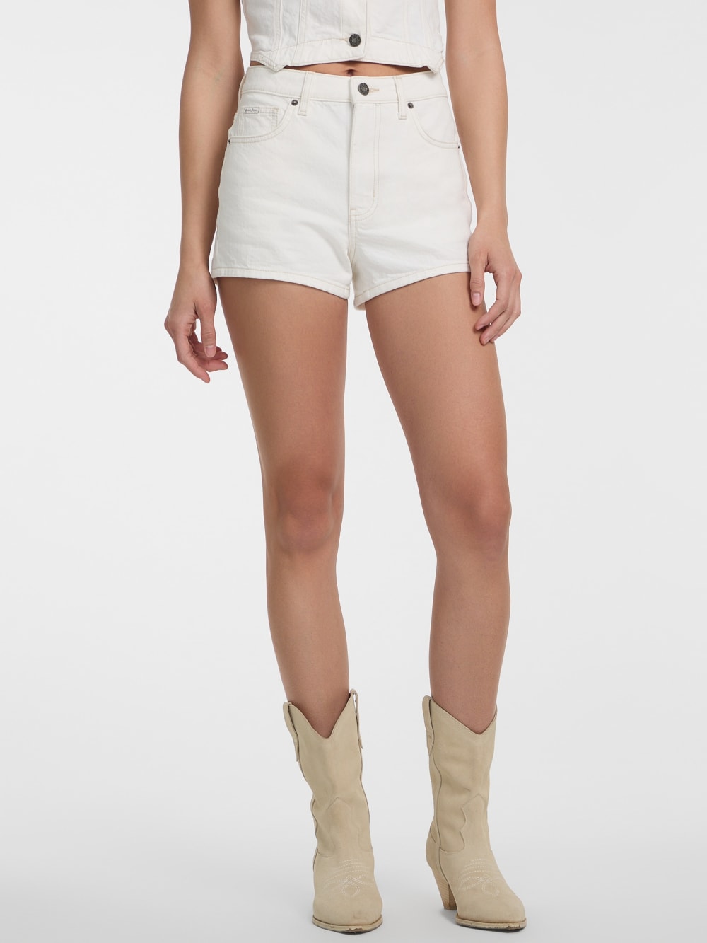 Denim Mom Shorts - Guess