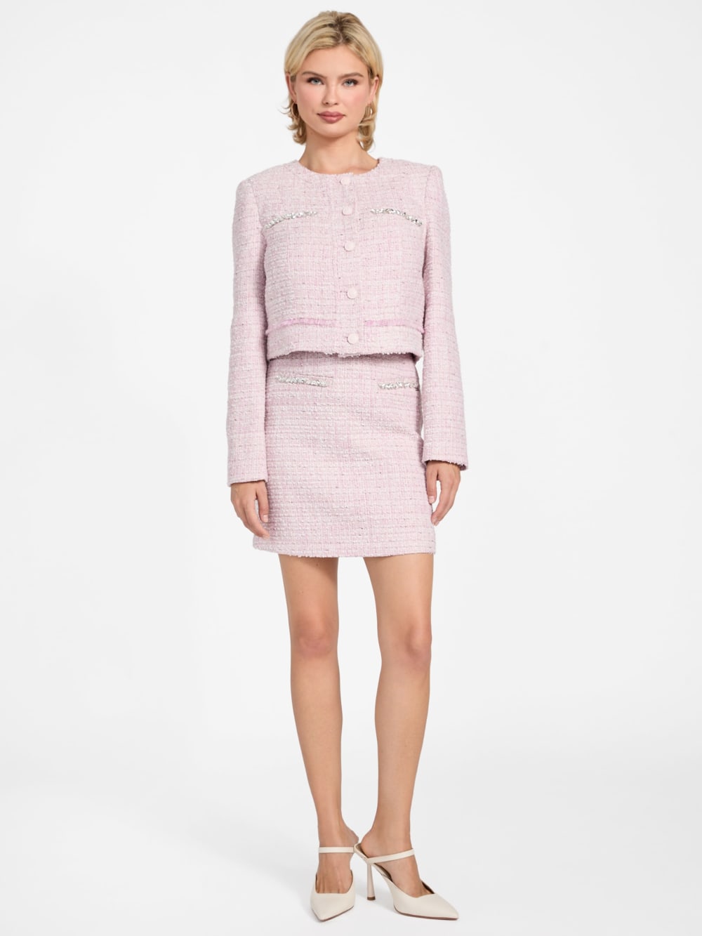 Eco Clotilde Tweed Skirt - Guess