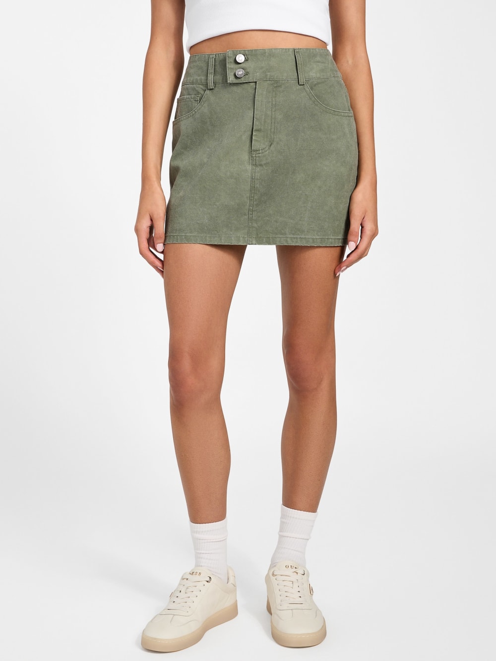 Eco Myles Canvas Skirt - Guess