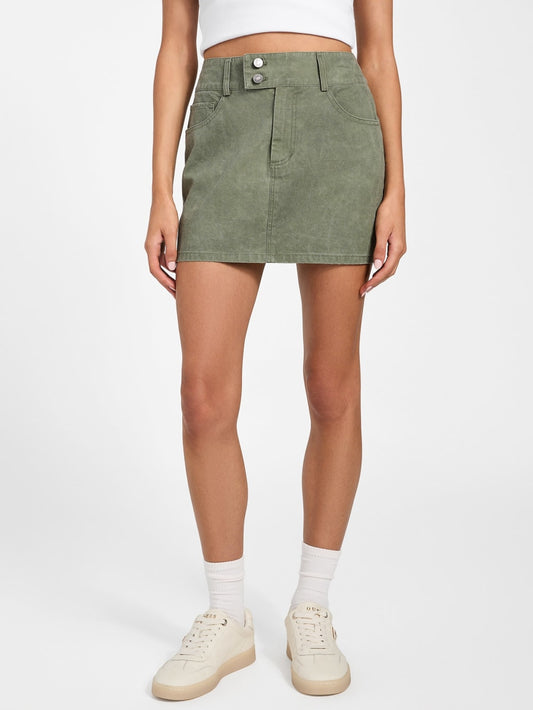Eco Myles Canvas Skirt - Guess