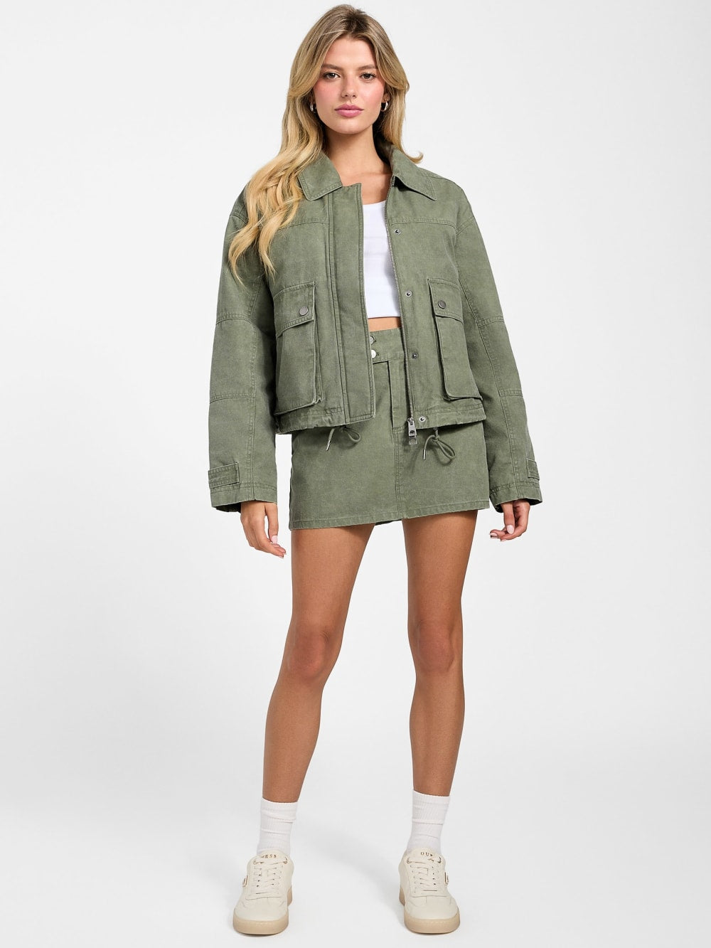 Eco Myles Canvas Skirt - Guess
