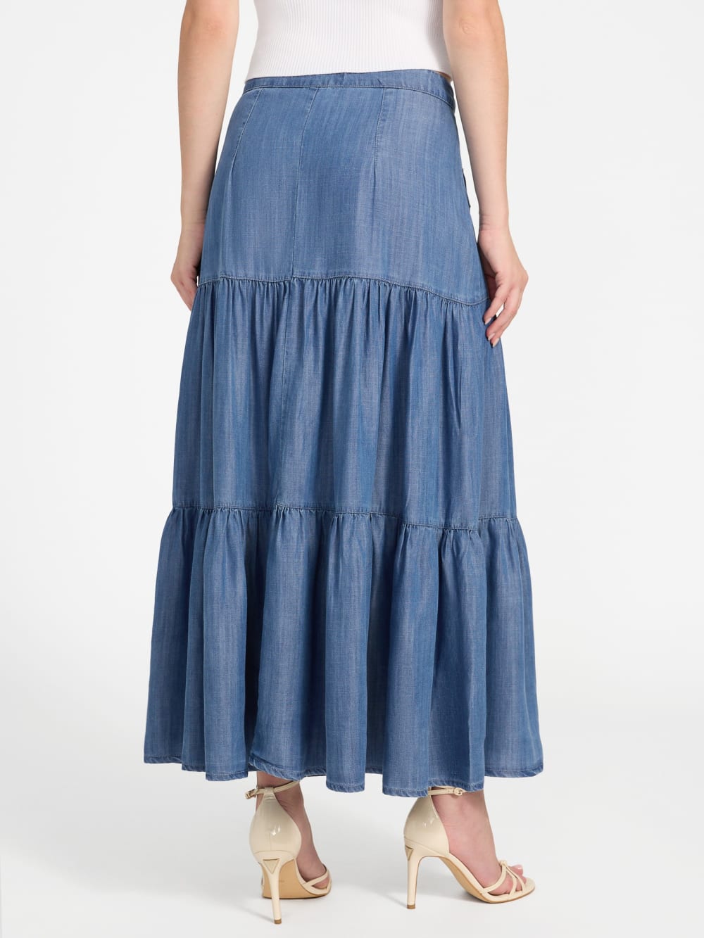 Eco Denim Maxi Skirt - Guess