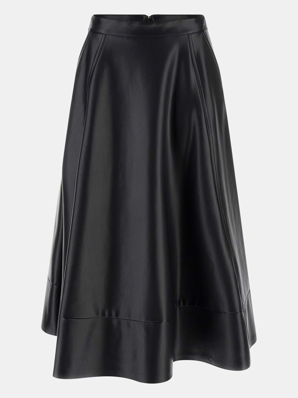 Delores Faux-leather Circle Skirt - Guess