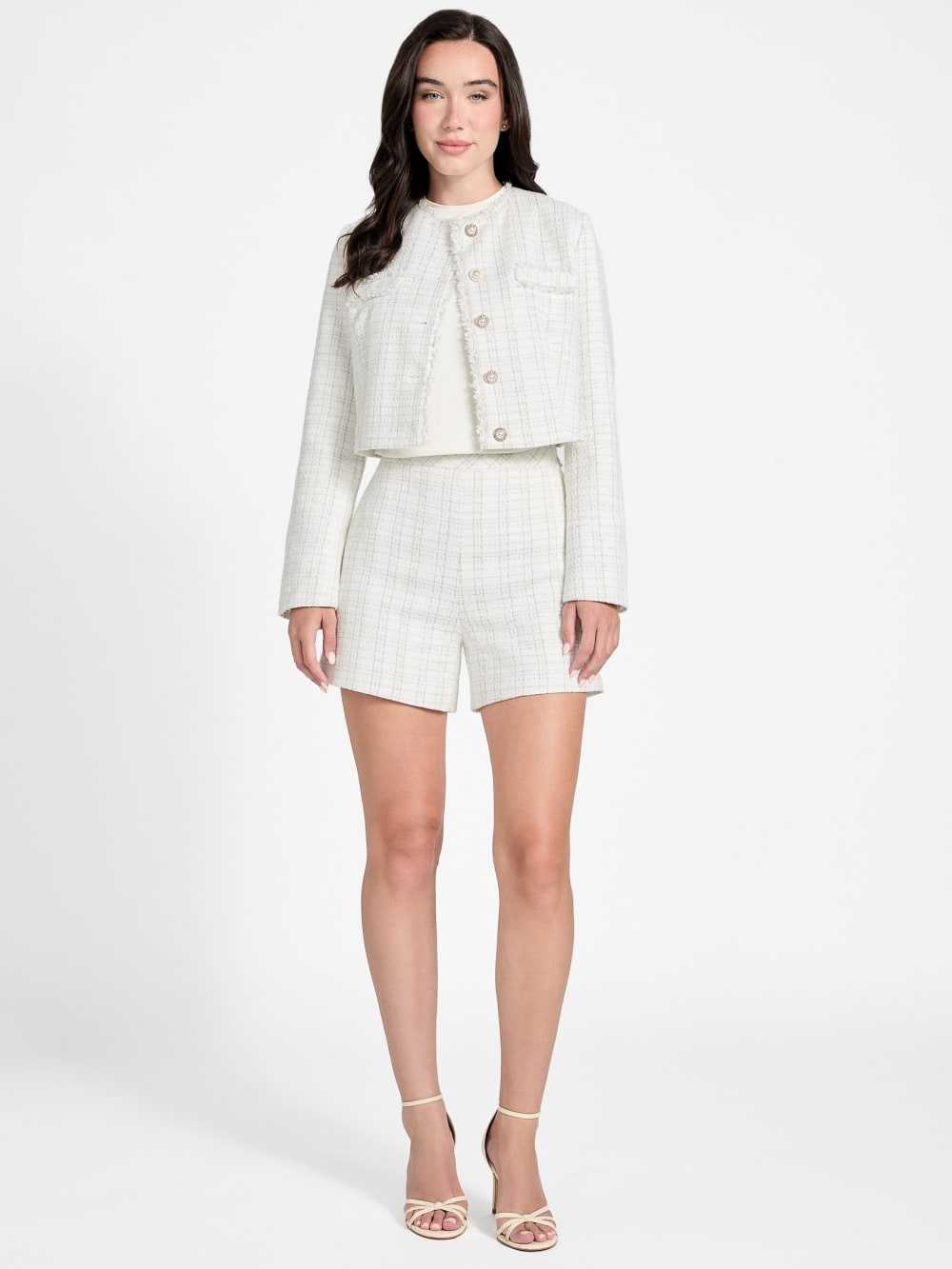 Eco Sandra Tweed Shorts - Guess