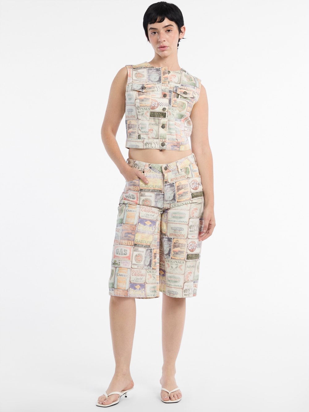 GUESS Originals Denim Bermuda Shorts - Guess