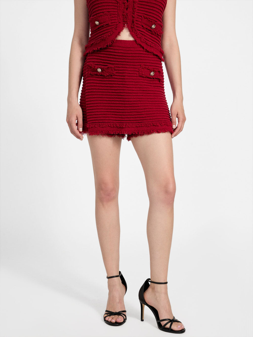 Eco Malina Ottoman Boucl  Skort - Guess
