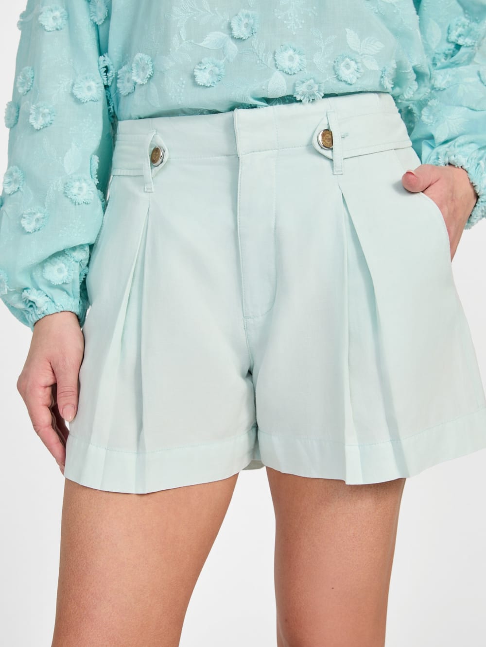 Eco Shaye Linen Shorts - Guess