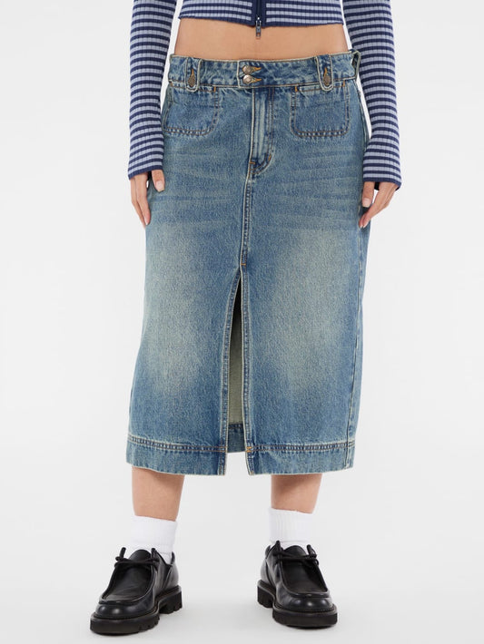 GUESS Originals Denim Midi Skirt - Guess