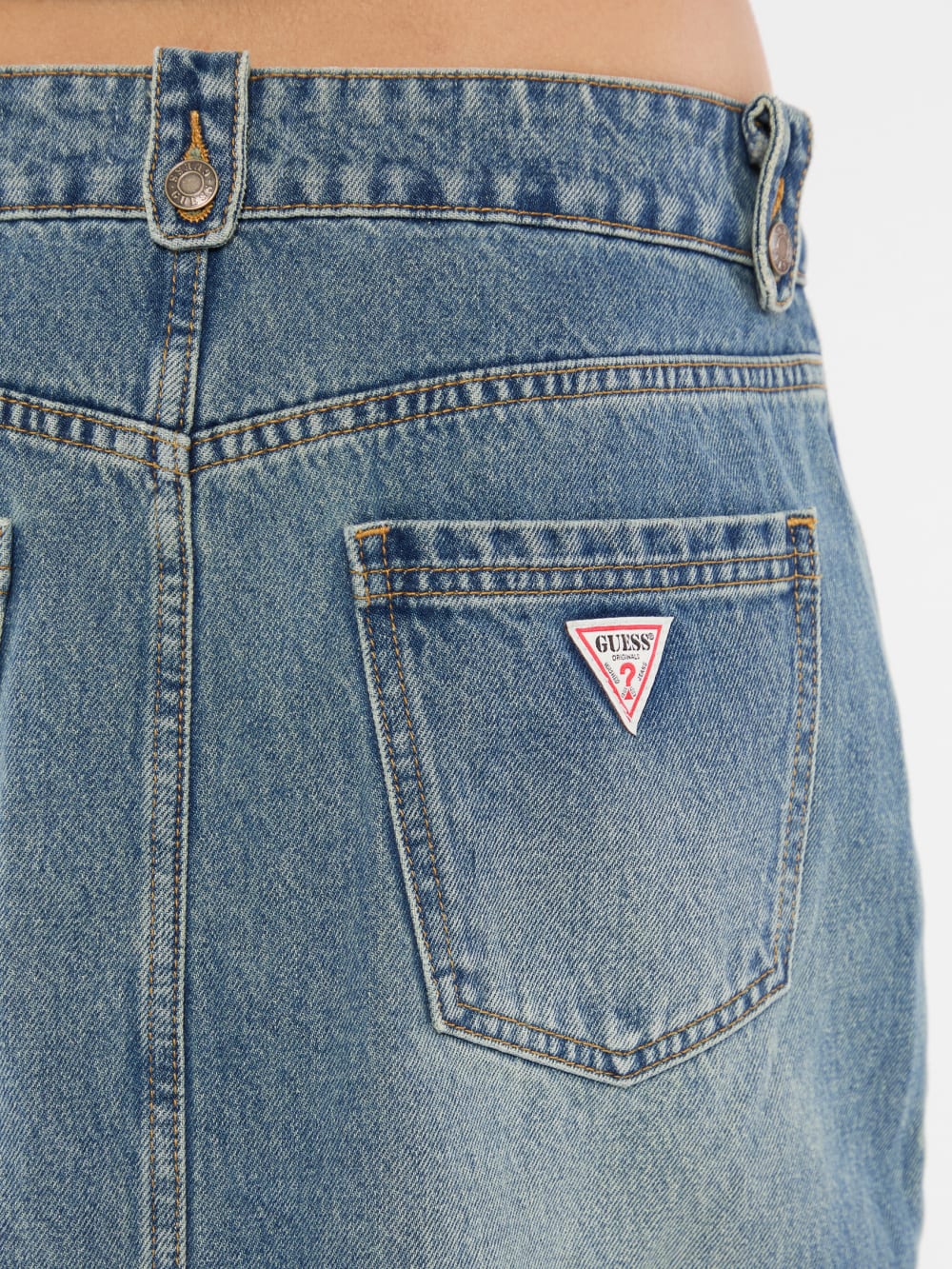 GUESS Originals Denim Midi Skirt - Guess