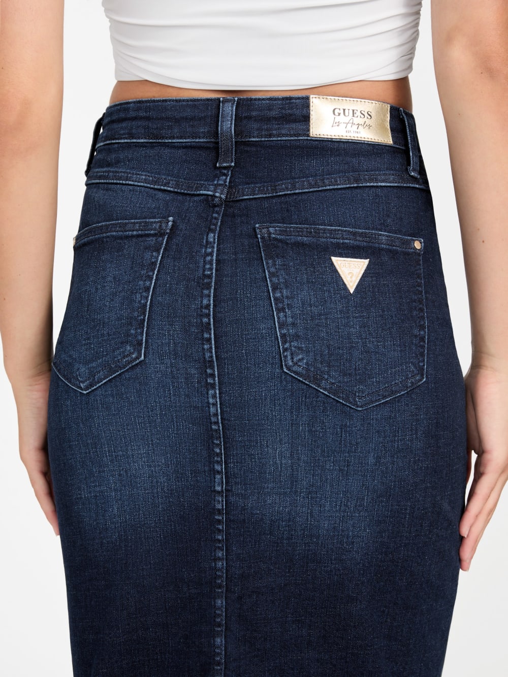 Eco Riley Denim Pencil Skirt - Guess