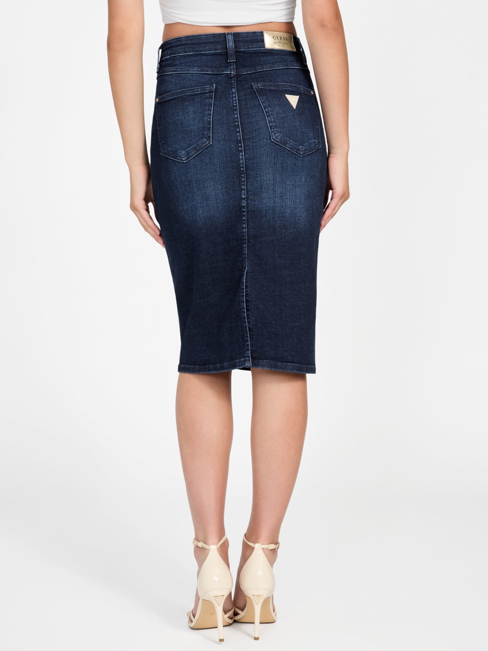 Eco Riley Denim Pencil Skirt - Guess