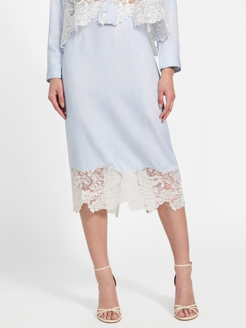 Lana Midi Lace Skirt - Guess