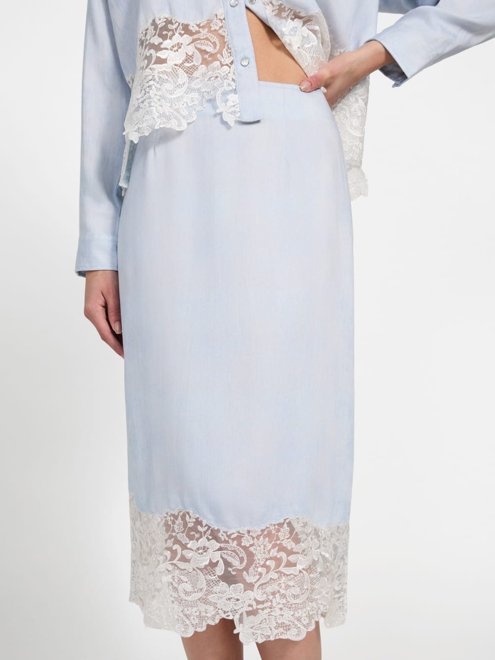 Lana Midi Lace Skirt - Guess