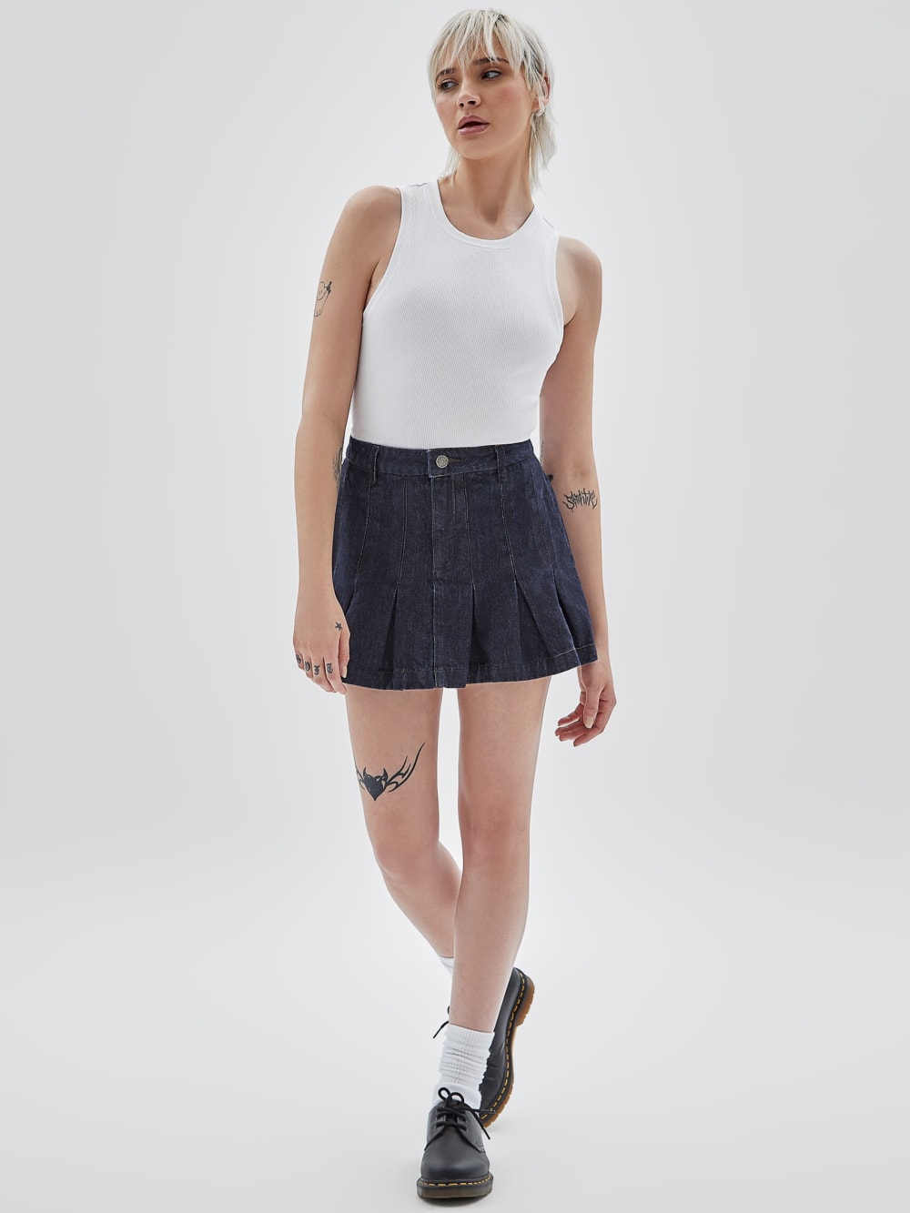 GUESS Originals Denim Tennis Skirt - Guess