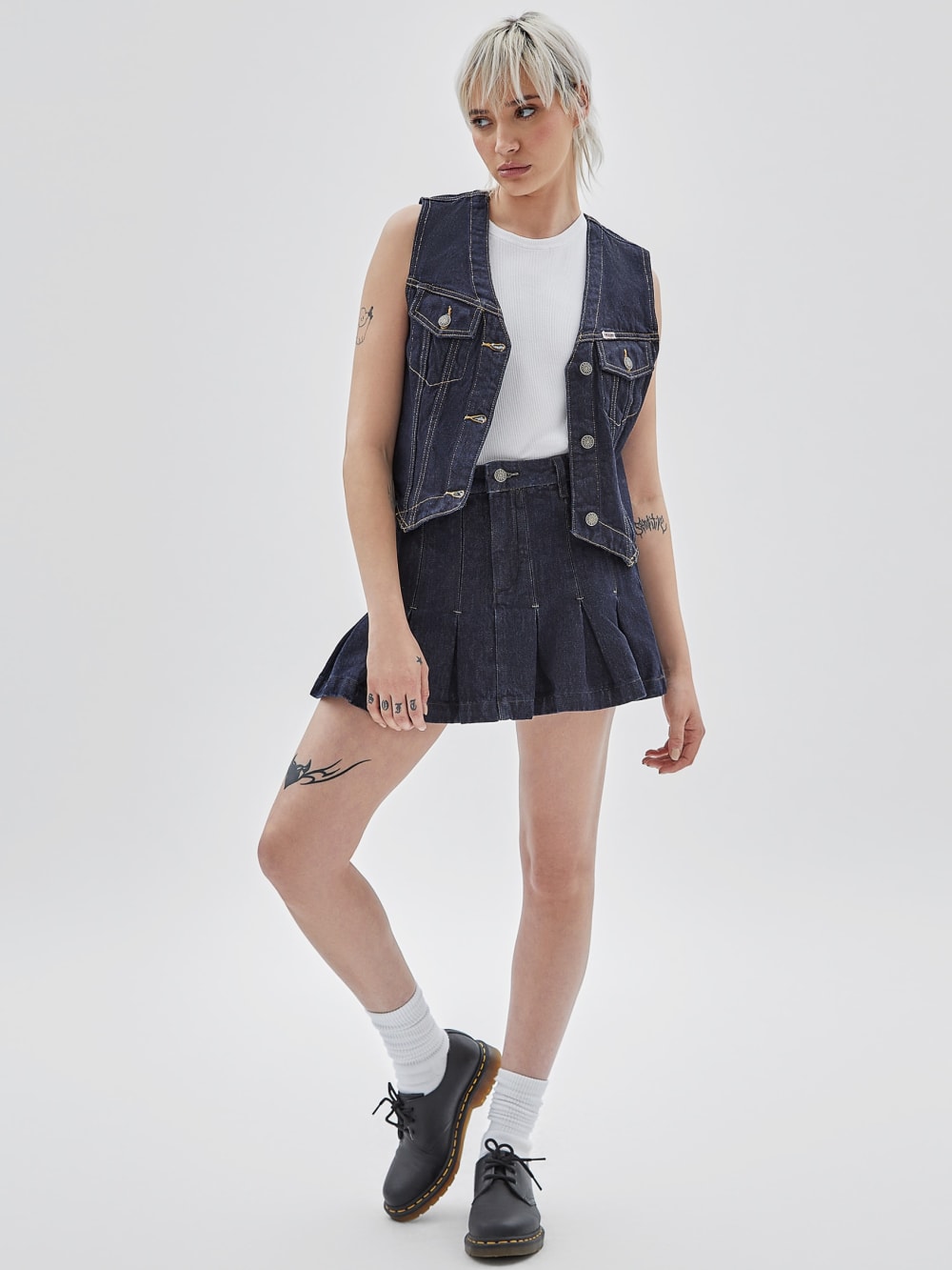 GUESS Originals Denim Tennis Skirt - Guess