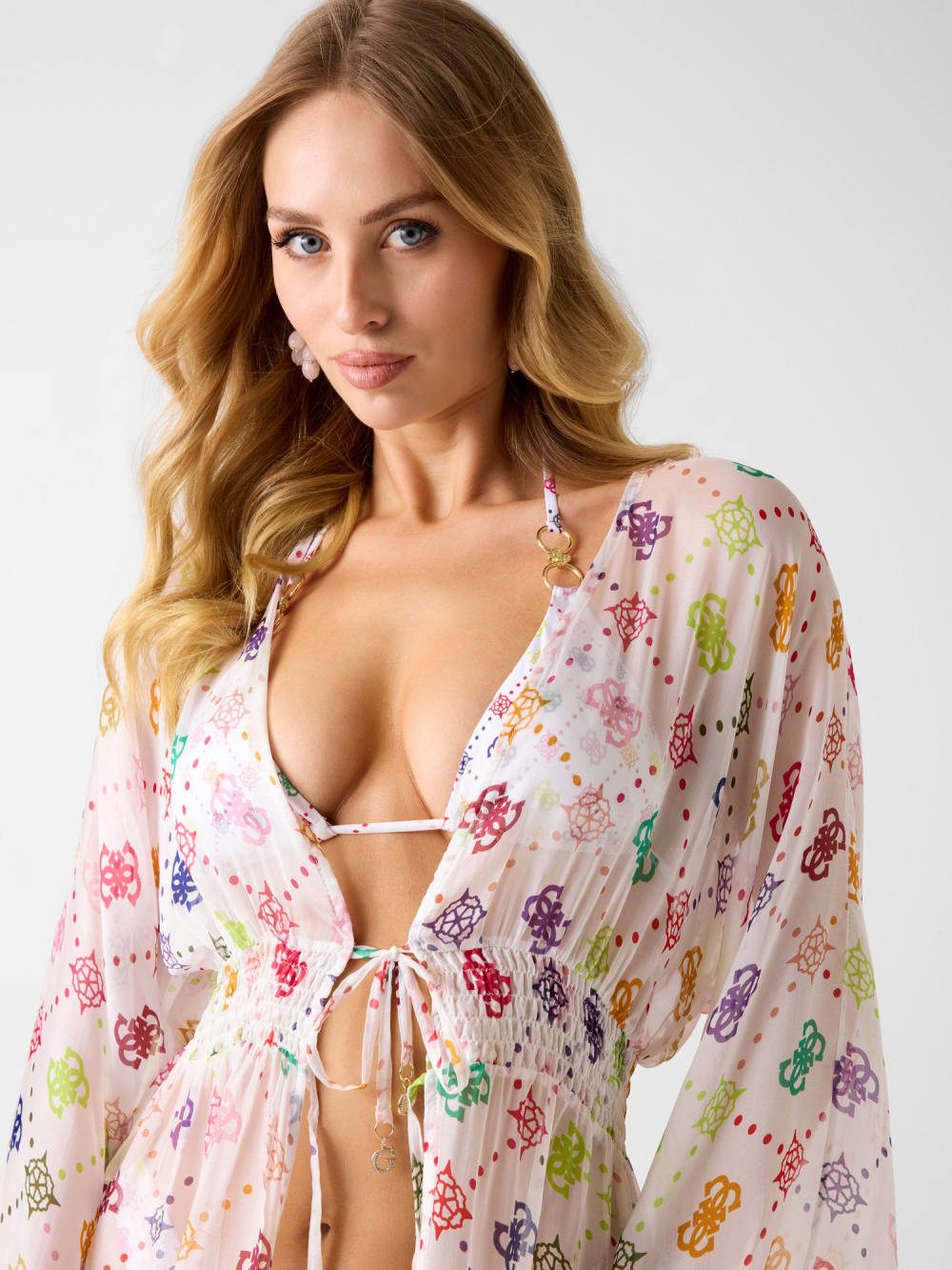Silk-blend kimono - Guess