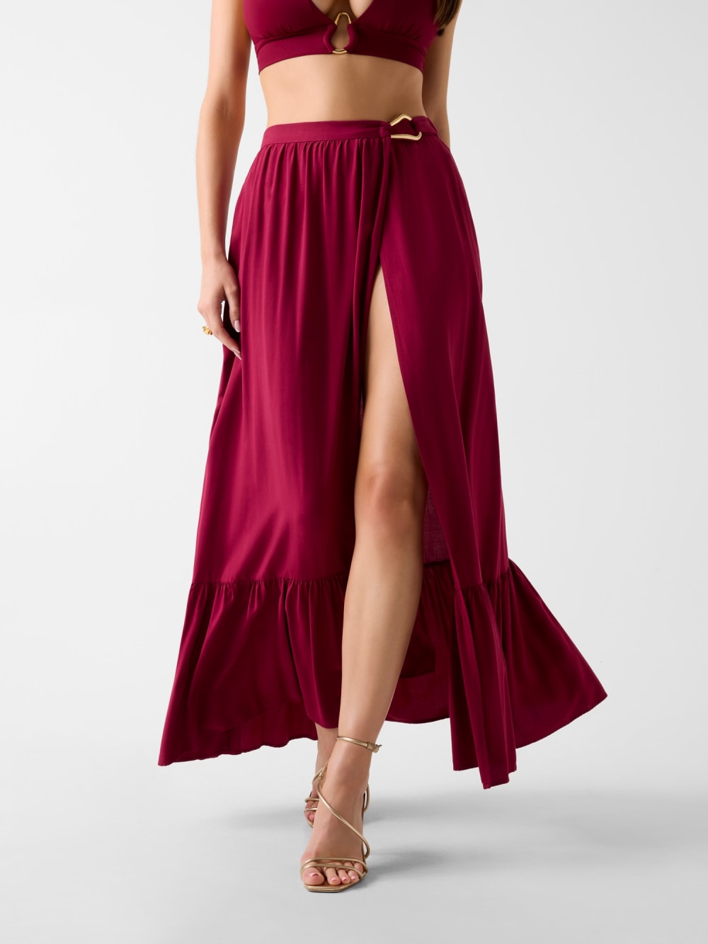 Wrap-up maxi skirt - Guess