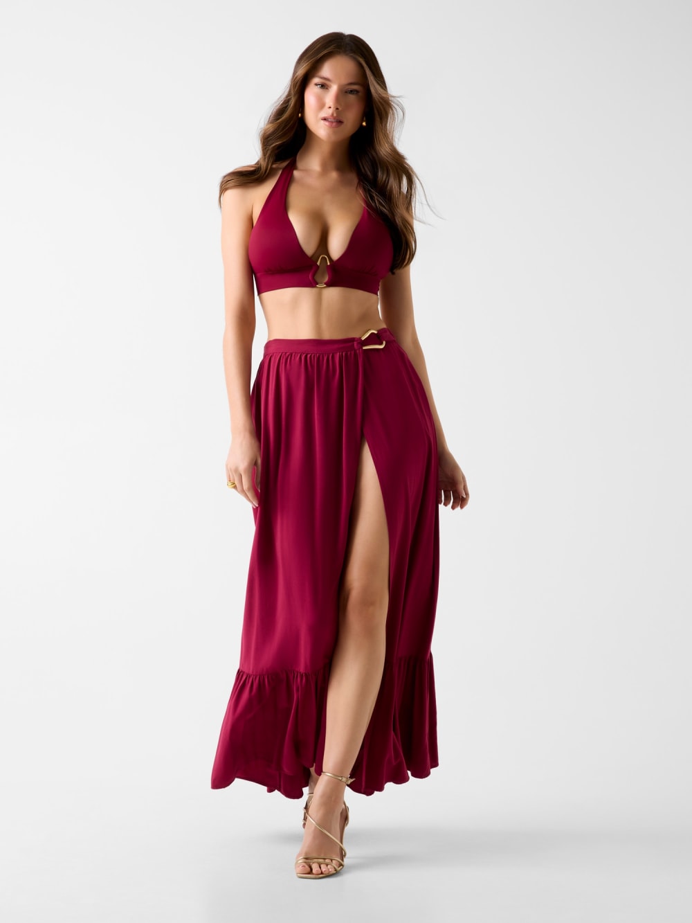 Wrap-up maxi skirt - Guess