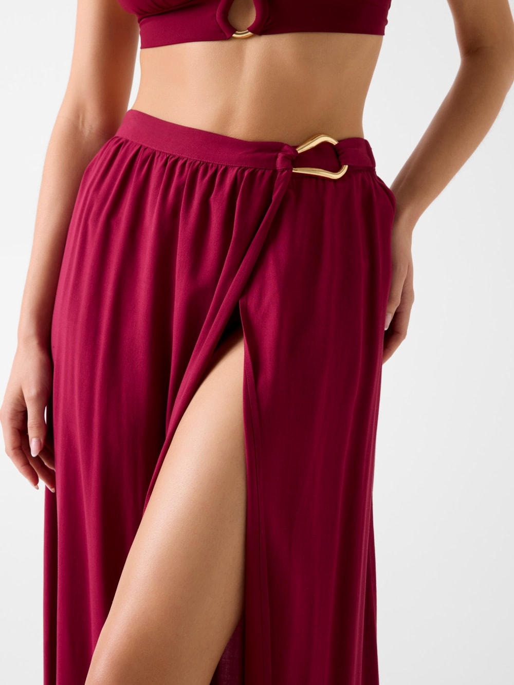 Wrap-up maxi skirt - Guess