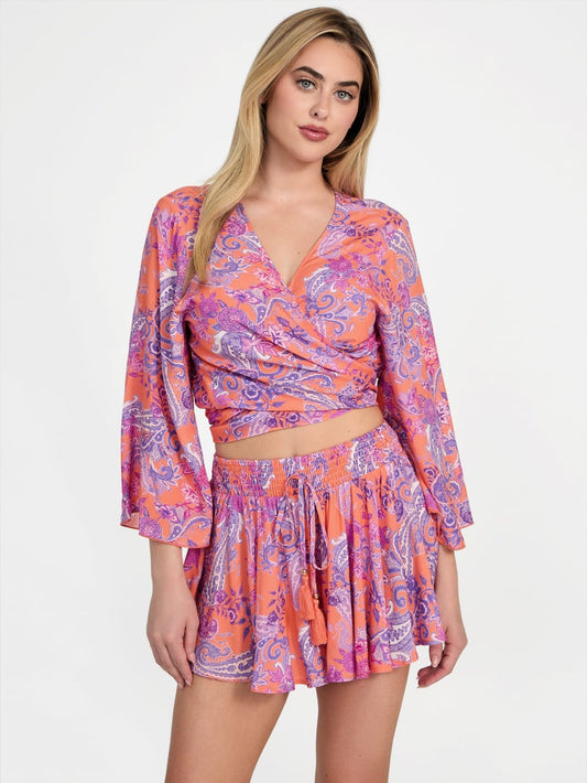 Eco Knotted Cropped Kimono - Guess