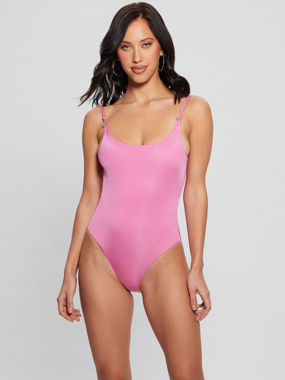 Belted One-Piece Swimsuit - Guess