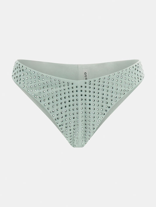 Rhinestone Brazilian Bikini Bottoms - Guess