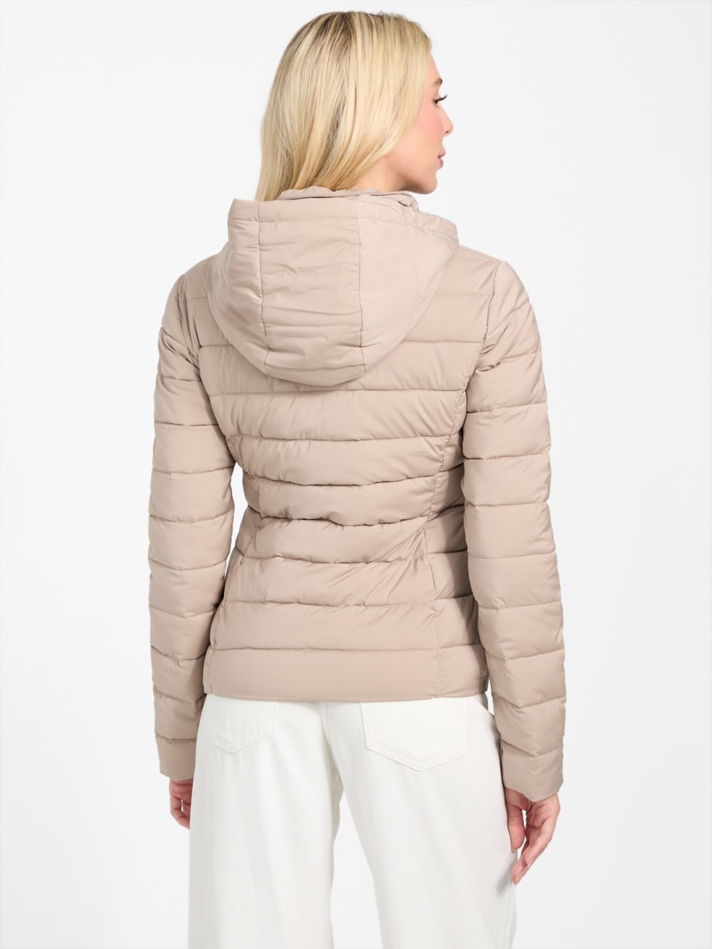 Diann Heavy Hooded Puffer Jacket - Guess