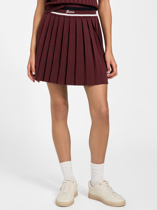 Sabina Pleated Sweater Skirt - Guess