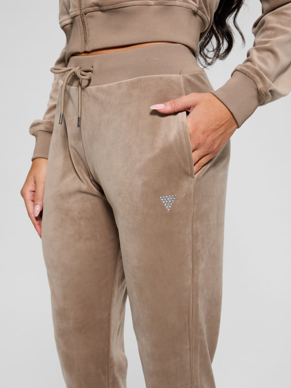 Eco Couture Velvet Joggers - Guess