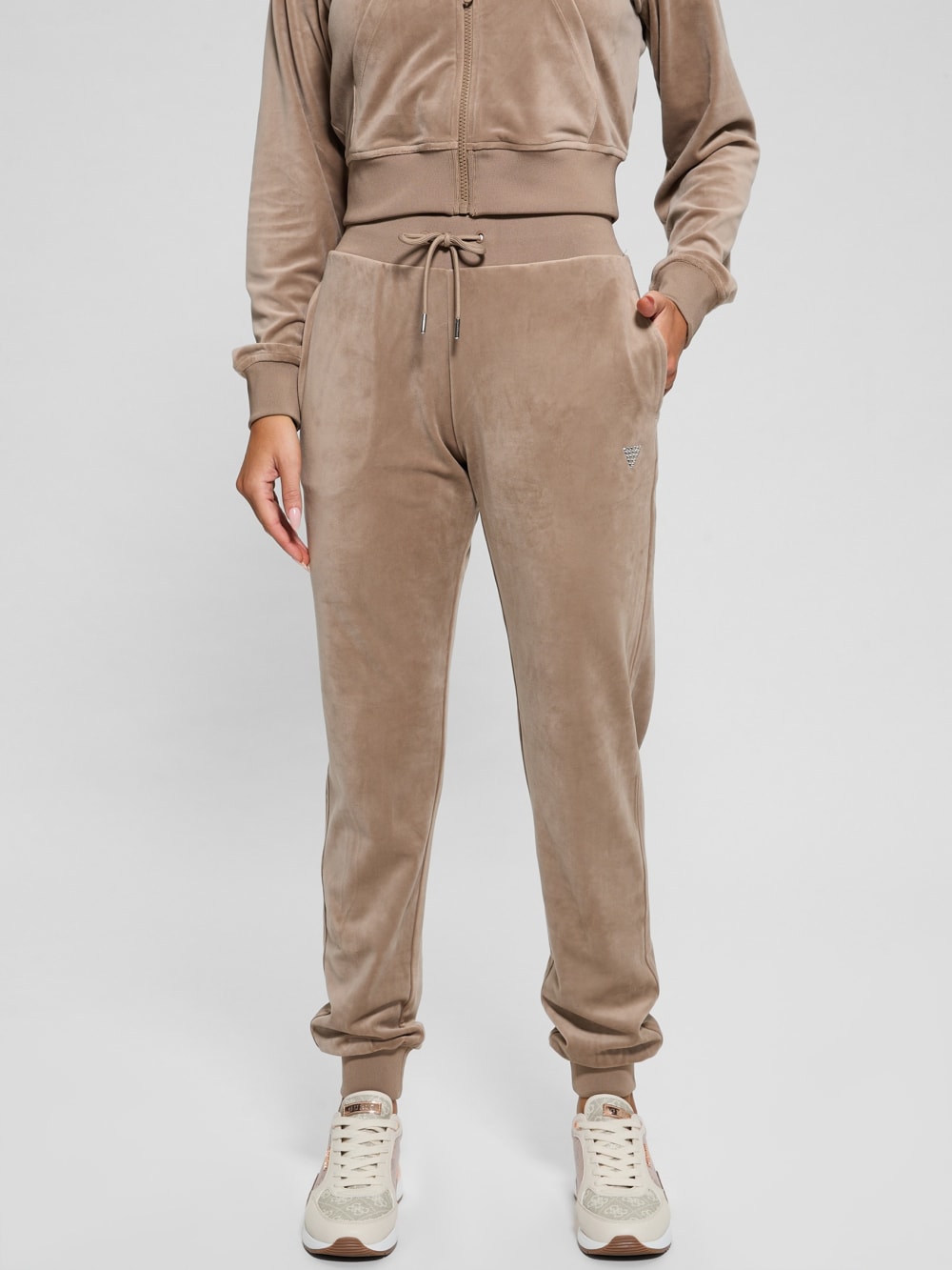 Eco Couture Velvet Joggers - Guess