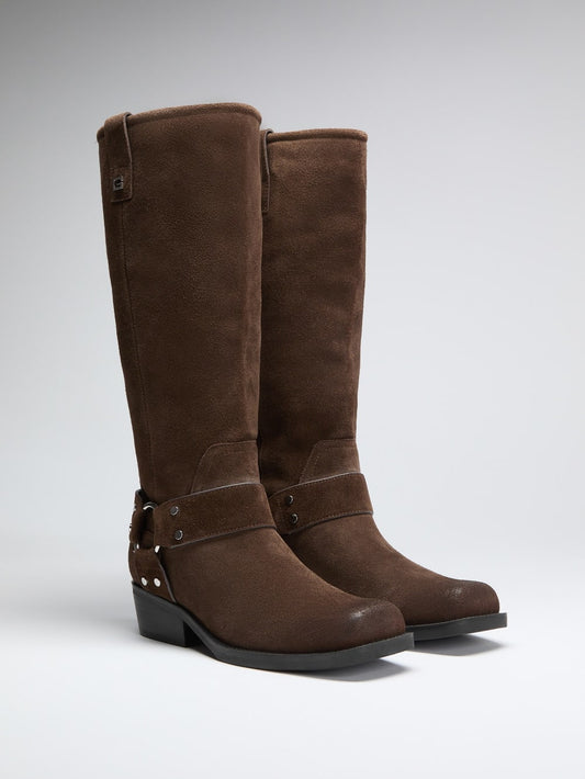 Felysse Tall Suede Boots - Guess